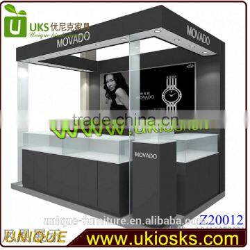 2015 SHENZHEN Excellent watch &mall kiosk for cell phone showcase display for shopping mall