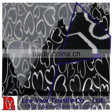 polyester microfiber spandex jersey fabric with dye stuff print