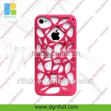 novelty netted design silicone funky mobile phone case