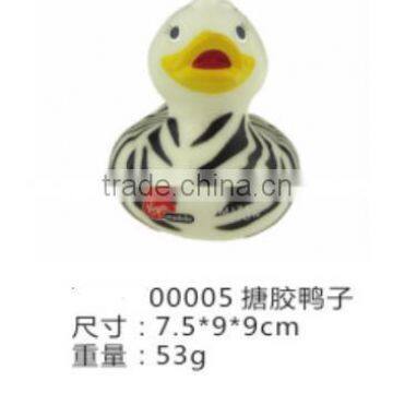 leopard print bath duck/OEM floating rubber duck/bath duck/PVC duck