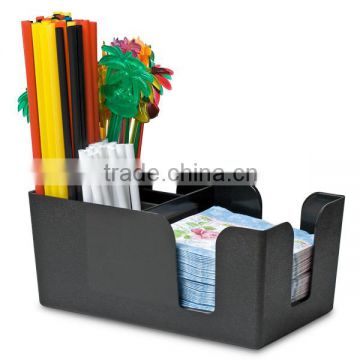 High quality customized plastic bar napkin holder bar caddy