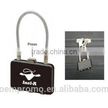 Promotional custom-made Rectangle Metal Coded Lock