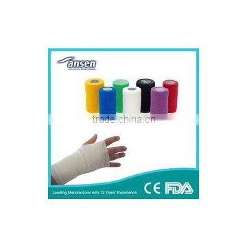 Own Factory Direct Supply FDA Certificate Non-woven Elastic Cohesive Bandage photo-2