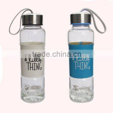 2016 popular water glass water bottle