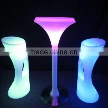 LED light-emitting furniture nightclub bar chair of high-grade high stool Light Bar Stools/Illuminated Chair