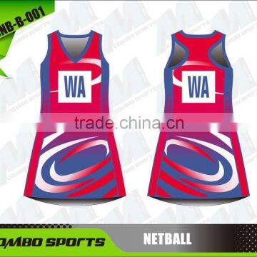 Custom sublimated netball A line dress