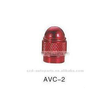 AVC-2 Red Aluminum Tire Valve Cap