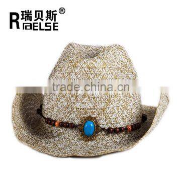 cheap decoration promotional paper straw cowboy hat wholesale