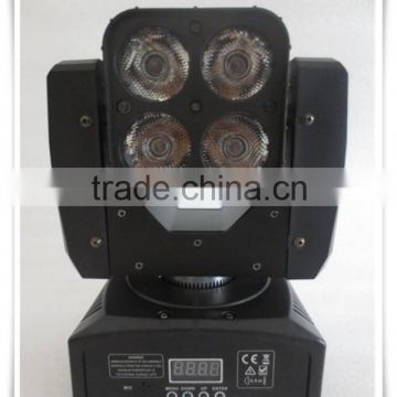 4x15w beam 4in1 led mini moving head with matrix