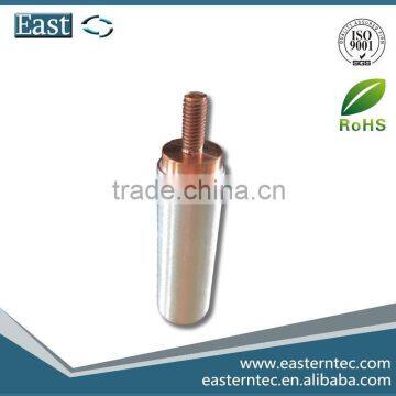 Copper and Aluminum welding part with screw and hole