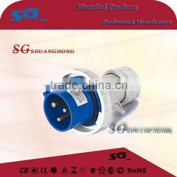 IP67 3P industrial plug 220/240V electrical plug