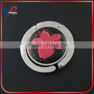 2016 Hot Sale Customize Metal Folding Purse Bag Hanger For Ladies