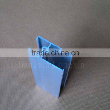 Blue anodized aluminum industrial profile