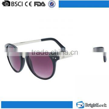 2016 Latest top quality circle frame sunglasses round polarized