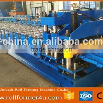 Hebei Botou Jinbail Hydrulic Glazed Step Tile Roofing Roll Forming Machine