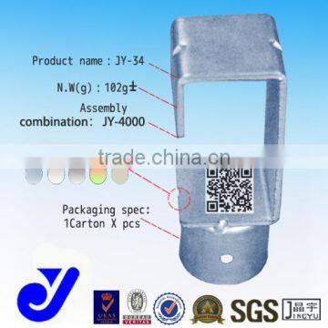 JY-34|Metal joint for 28mm pipe|Fittings for furniture|Adjustable pipe bracket