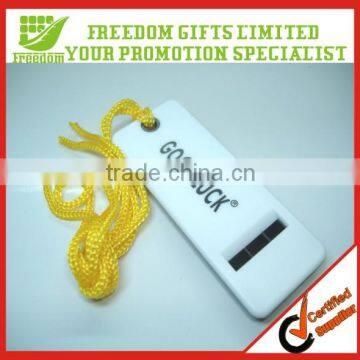 Promotional Customized wholesale Flat Plastic Whistle