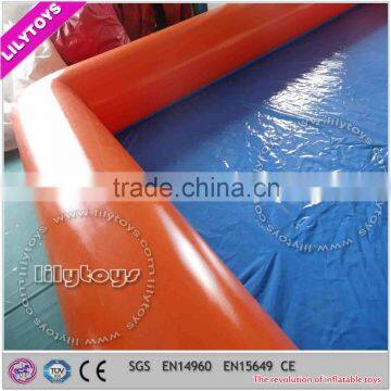 Orange Rectangular Above Ground Swimming Pool/pool Inflatable/pool for Hot Sale photo-2
