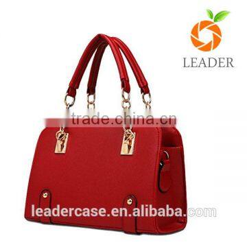 OEM trendy design amazon hot sale pvc handbag sweet ladies bags