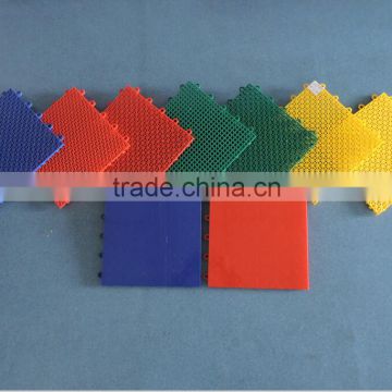 Suspended PP interlocking sports mats