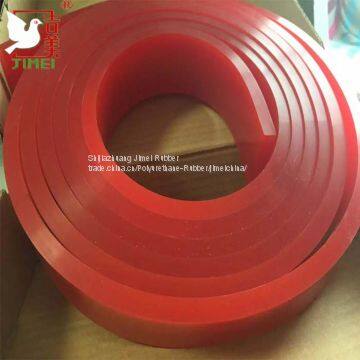 Jimei Factory BAULE Type Polyurethane Squeegee 4000*50*9mm White 70Shore photo-3