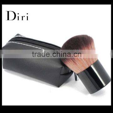 Factory direct black handle black ferrule nylon powder brush