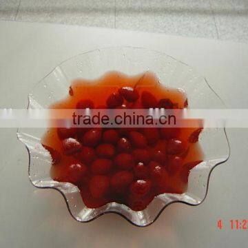 Canned Strawberry Fruits in Light Syrup in Glass Jar photo-2