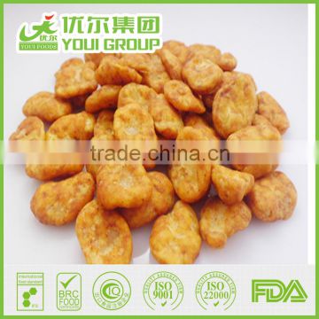 BRC Certified Spicy Broad Beans Fried Coated Fava Bean Snacks