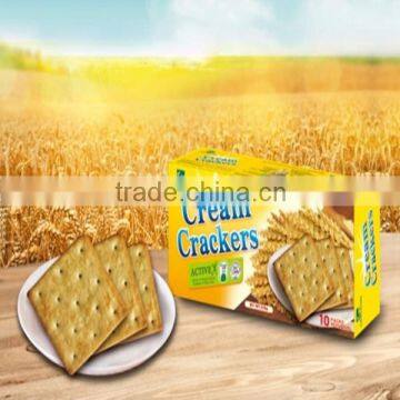 220g Good Taste Cream Crackers Crisp Small Package with Rich Firber