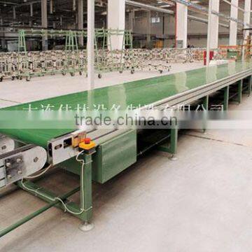 Electric single belt conveyor for box