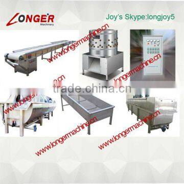Poultry slaughtering line/chicken plucking machine