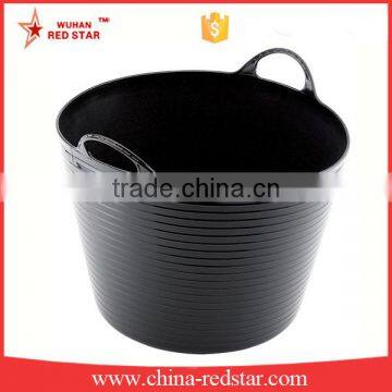 PE Flexible Buckets With Handle Garden Buket/Tub