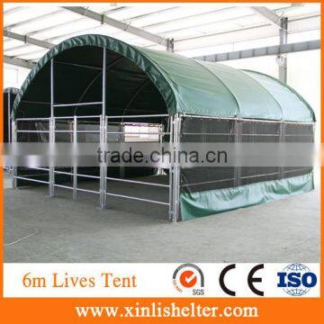 Heavy Waterproof Cover Free Standing Livestock Shelter