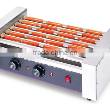 Commercial roller hot dog warmer