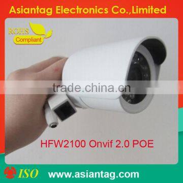 Wholesale in stock 1.3mp 720p hd dahua ip camera HFW2100 bullet IR network camera Onvif 2.0 POE