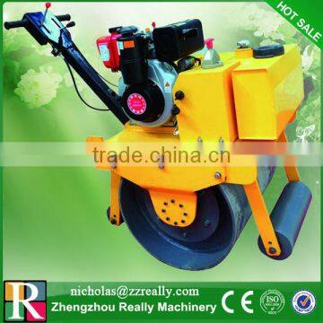 High efficiency double steel drums CE approved road roller capacity