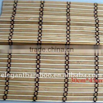 colored bamboo sushi mat(white and carbonized)