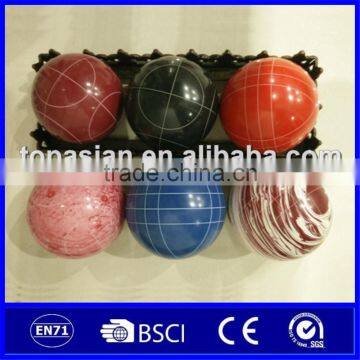 Professional polyresin boules petanque bocce game set for outdoor