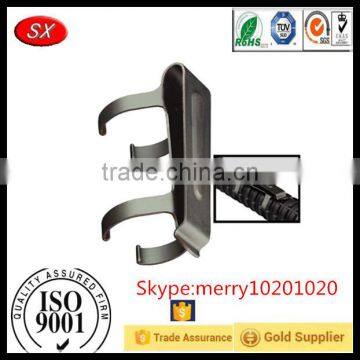 Customized Black Coating Spring Steel Made Metal Belt Clip photo-3