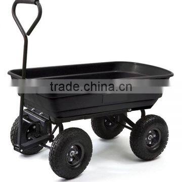 Poly garden hand push cart 660Lb capacity TC4253