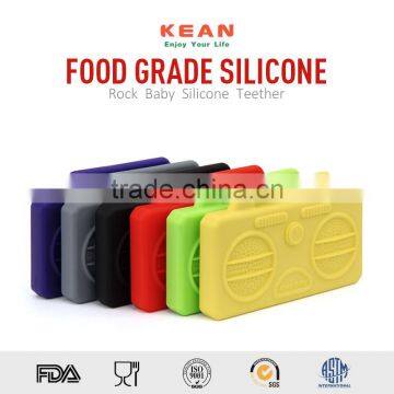 100%Food Grade Silicone Baby Teether Toys