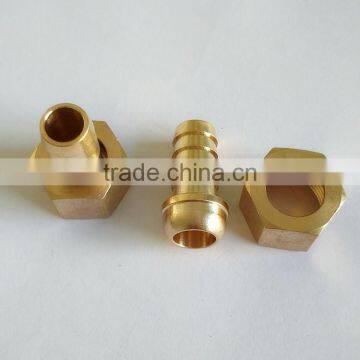 brass hydraulic hose fitting , union PU tbe fitting