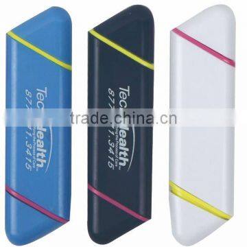 2 in 1 Double Ended Highlighter Marker Pen/multi Colored Highlighter Pen for Promotional Novelty Fluorescent Pen Gift photo-4