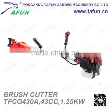 43cc 1.25kw single cylinder petrol grass cutter (TFCG430A)