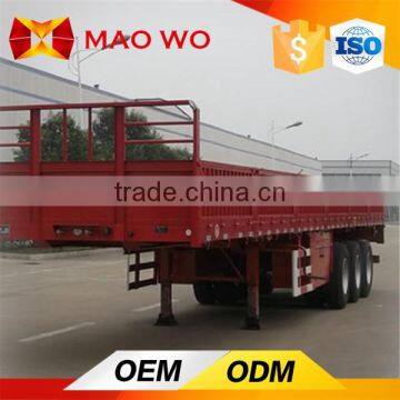 China 3 Axle Heavy Duty Side Wall Semi-trailer Factory Price for Sale photo-4