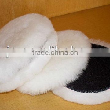 lambskin wool bonnet/wool buffing pad