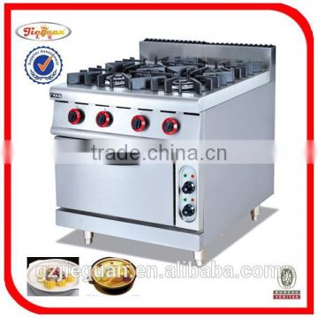 Stainless Steel Gas ranges with Electric Oven(GH-987B)