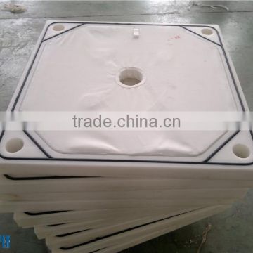 PP material high pressure filter plate with filter cloth sealed