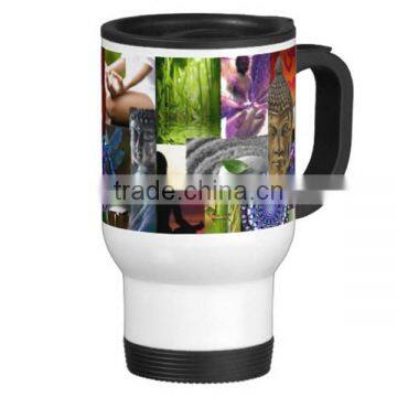 14oz Standard Stainless Steel Wine Cup Sublimation Ready Travel Mug photo-5