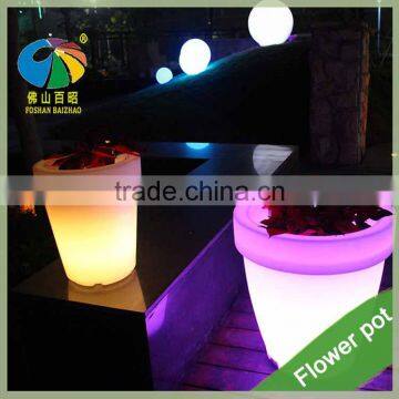 Com Sunproof Birthday LED Flower Planter Pot photo-3